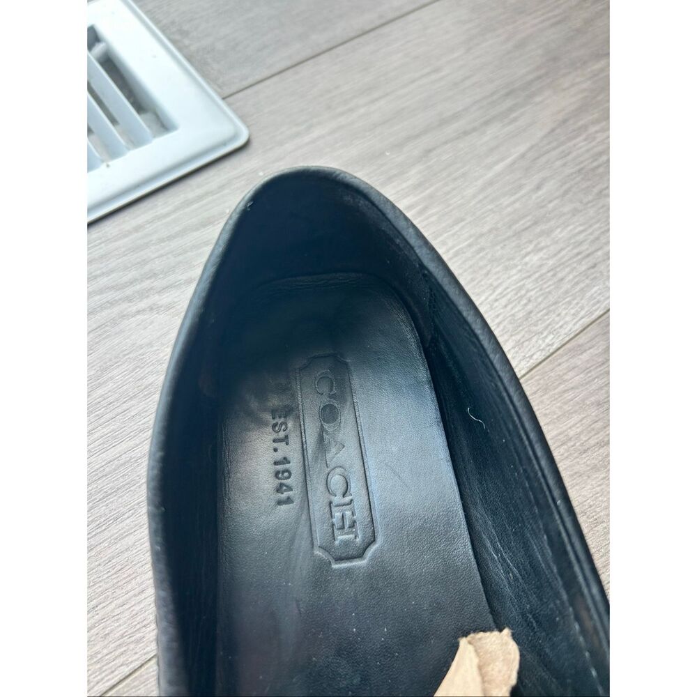 Coach men’s loafers size 10 rare real leather - Picture 2 of 8